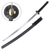 Katana ornemental acier carbone lame gravée décoratif