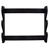 Support mural bois pour 2 katanas - finition noire