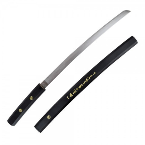 Set 3 Katanas Décoratifs Style Goemon - Bois Noir