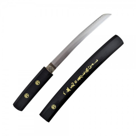 Set 3 Katanas Décoratifs Style Goemon - Bois Noir