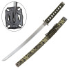 Set 3 lames katana wakizashi tanto noir décoratif
