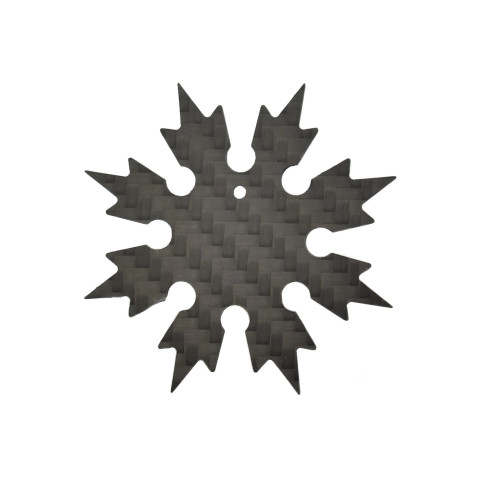 Shuriken 8 Branches en Fibre de Carbone : Légèreté et Précision
