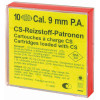 Cartouches 9 mm PA gaz CS WADIE – Boîte de 10