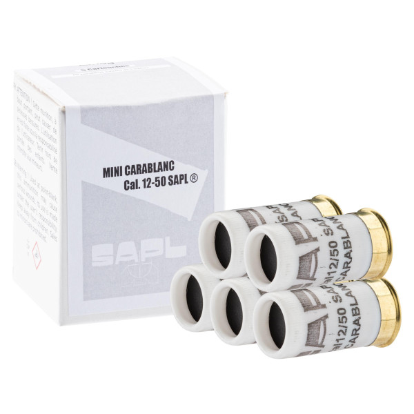 Cartouches à blanc SAPL Mini-Carablanc cal. 12/50 compactes