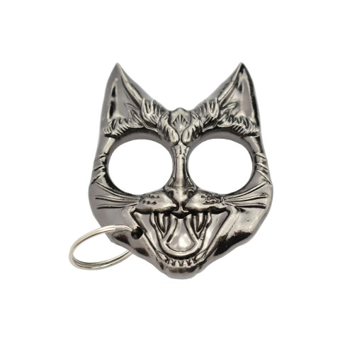 Poing Américain Tête de Chat : Style Unique, Défense Optimale