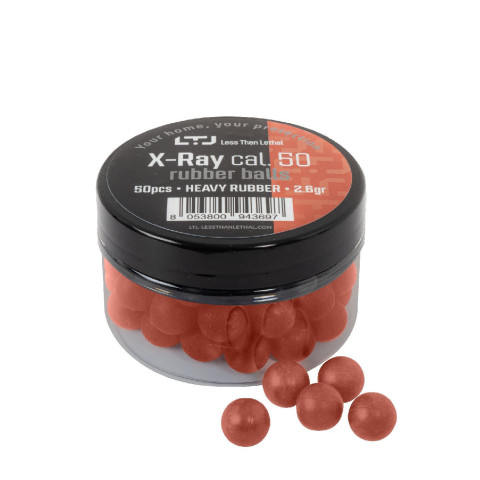 Billes caoutchouc lourdes Armsco calibre 50 – lot de 50