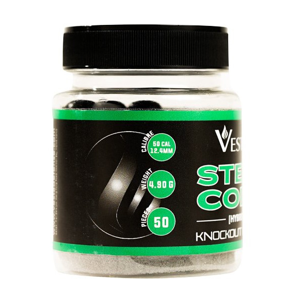 Billes Steel Core cal. 50 Vesta x50 – trajectoire stable