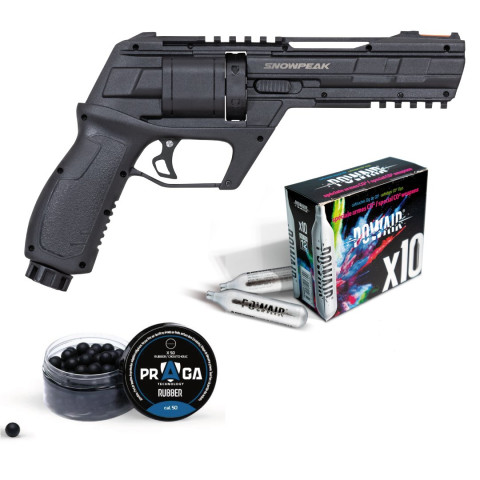 Revolver CO2 Snowpeak CP300 13J pack complet prêt à tirer