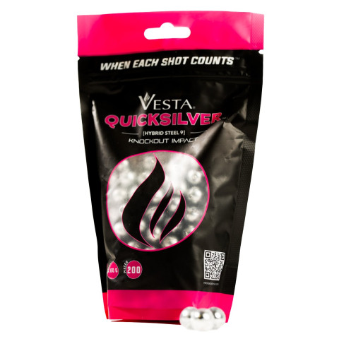 Billes Vesta Quicksilver cal.50 – lot de 200 munitions fiables