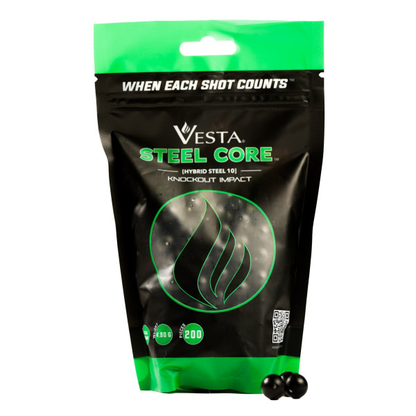 Billes Vesta Steel Core cal.50 – Lot de 200 munitions acier