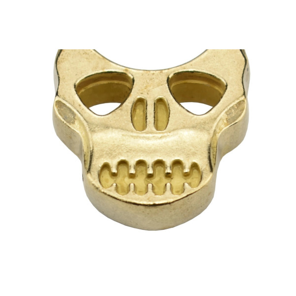 Poing Américain Skull en Laiton : Élégance et Efficacité