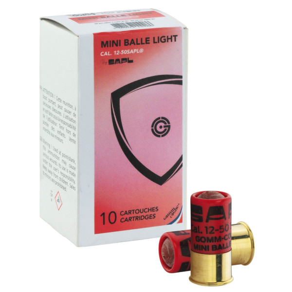 Cartouche Gomm-Cogne Light SAPL cal. 12 non létale