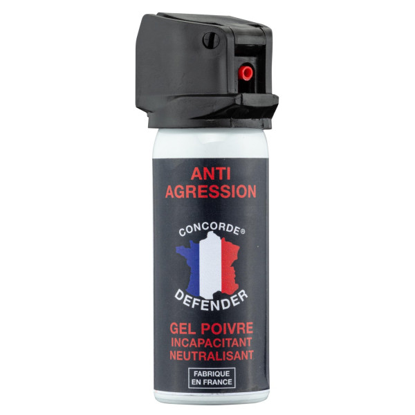 Gel poivre Concorde Defender 50 ml, précis en espace clos