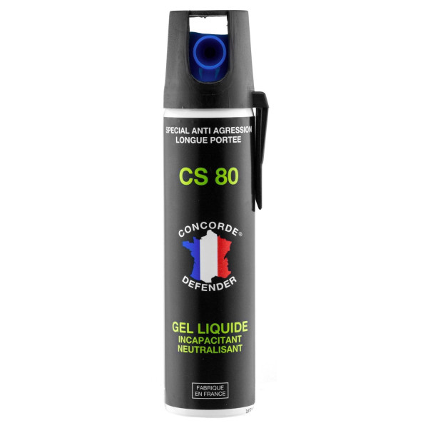 Spray gel CS 80 Concorde Defender 75 ml – défense légale