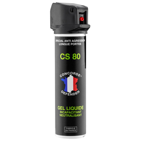 Spray gel CS 80 Concorde Defender 75 ml – défense légale