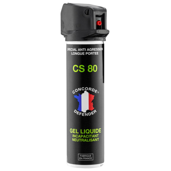 Spray gel CS 80 Concorde Defender 75 ml – défense légale