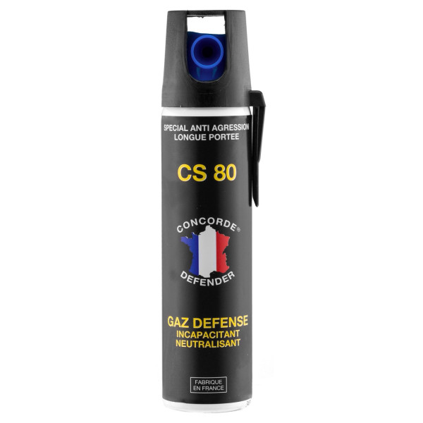 Spray gaz CS 75 ml Concorde Defender – protection fiable