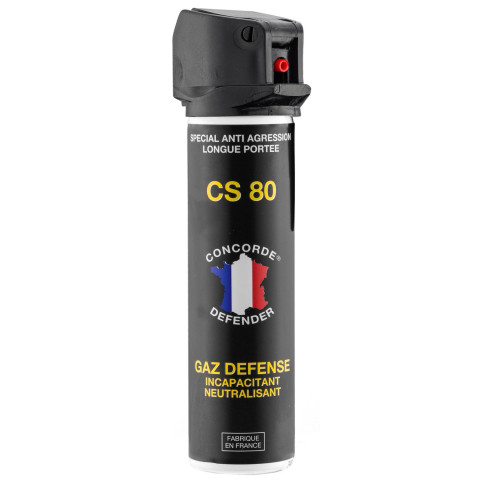 Spray gaz CS 75 ml Concorde Defender – protection fiable