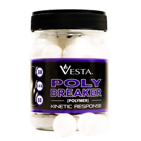 Billes VESTA Polybreaker Cal.68 x50 – munitions non létales