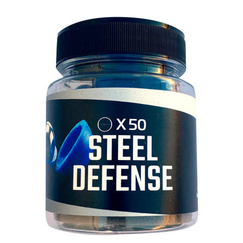 Billes en acier de défense Praga Technology Steel Defense C50 – Lot de 50