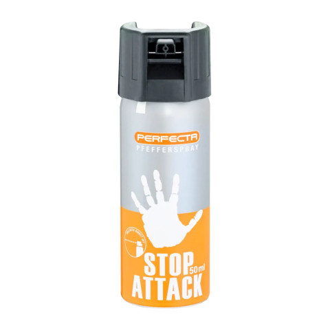 Bombe anti-agression animale gel poivre 50 ml Perfecta Stop Attack Animal