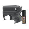 Kit pistolet PGS II Black Prepared 2 Protect P2P avec lampe 200 lumens et bombe poivre 11 ml