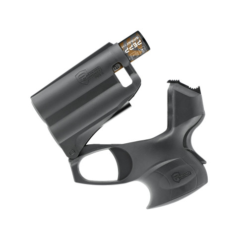 Kit pistolet PGS II Black Prepared 2 Protect P2P avec lampe 200 lumens et bombe poivre 11 ml