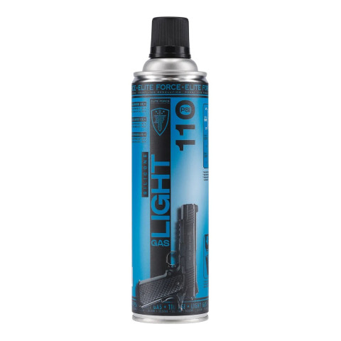 Bombe gaz maintenance Elite Force Light Gas 450 ml huile silicone 110 PSI