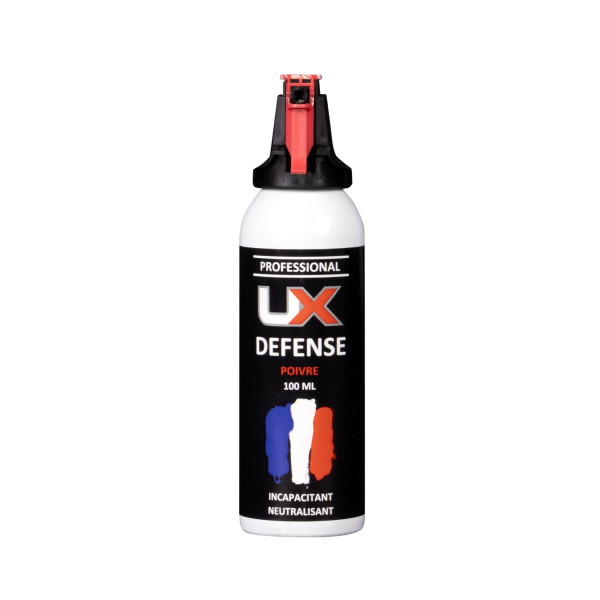 Bombe lacrymogène gel poivre UX Pro Accusol 100 ml