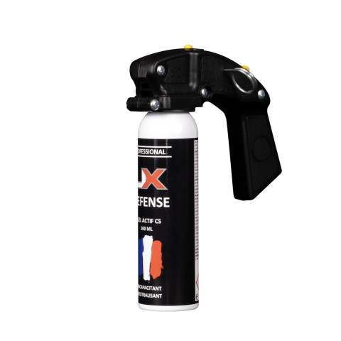 Bombe lacrymogène gel CS UX Pro 100 ml à poignée standard