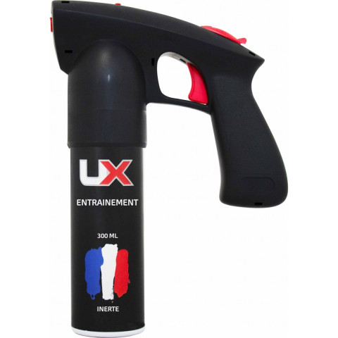 Bombe lacrymogène d'entraînement UX CBM 300 ml poignée ProDesign