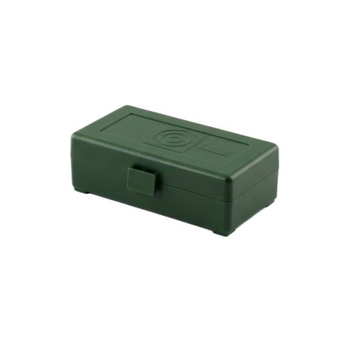 Boîte de rangement 50 munitions calibre 9mm verte Megaline