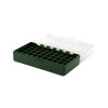 Boîte de rangement munitions Megaline calibre 45 ACP verte capacité 50 cartouches
