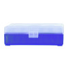 Boîte de rangement munitions cal 9mm 100 cartouches couvercle transparent Megaline