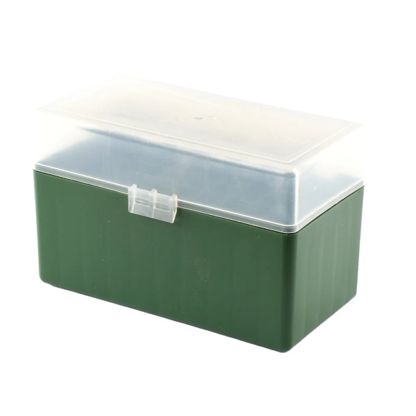 Boîte de rangement munitions Megaline calibre 30-06 couvercle transparent 50 cartouches