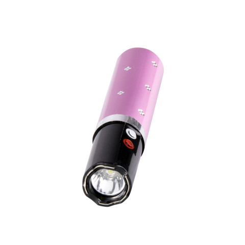 Shocker électrique rouge à lèvres rose métallique UX 2 000 000 V