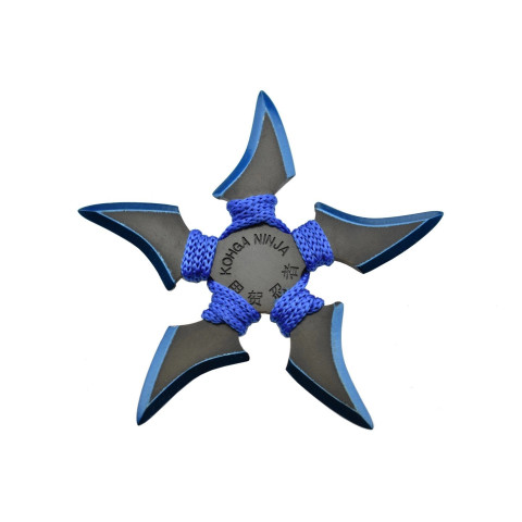 Shuriken Ninja Max Knives : Précision et Style Titane Bleu