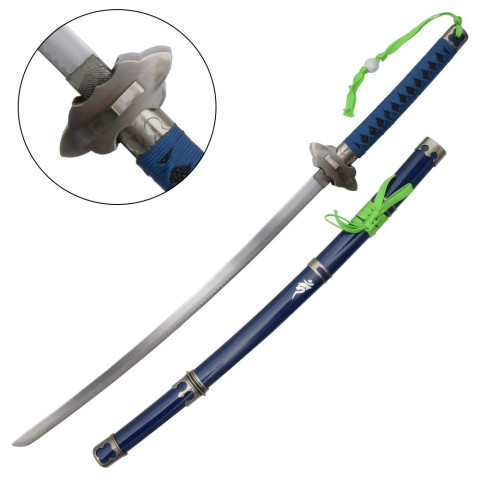 Katana ornemental Kurikara Blue Exorcist - lame acier déco