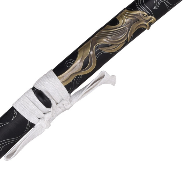 Katana ornemental Twin Wolves - Ghost of Yotei décor