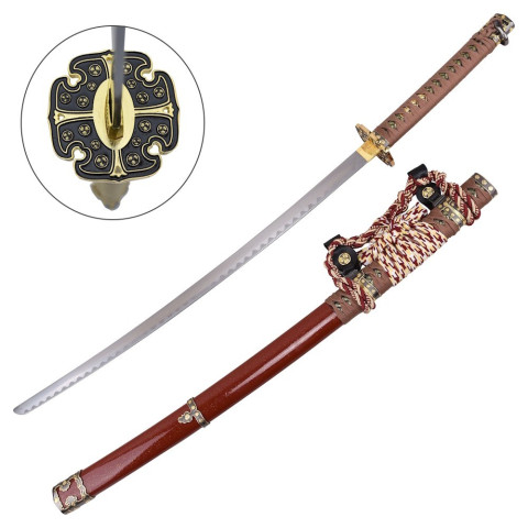 Katana ornemental acier - sabre décoratif non affûté