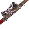 Katana ornemental acier 68 cm, monture bois et tsuba métal