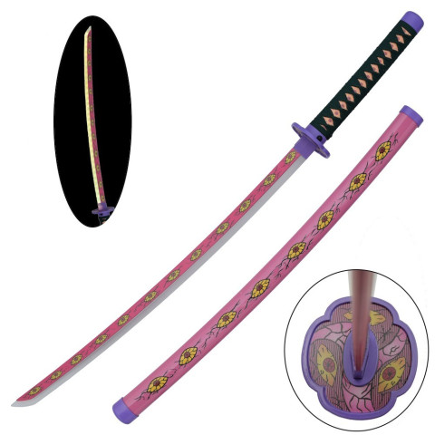Katana ornemental LED bambou Demon Slayer - décoratif