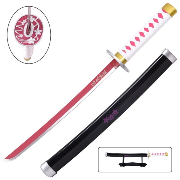 Mini katana bambou Kanao Tsuyuri – pièce de collection Demon Slayer