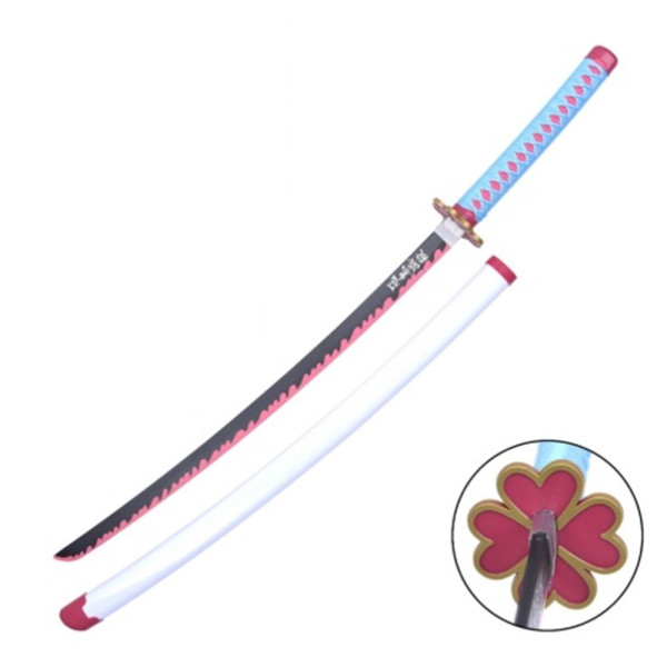 Katana Mitsuri Kanroji Demon Slayer lame bambou 97 cm