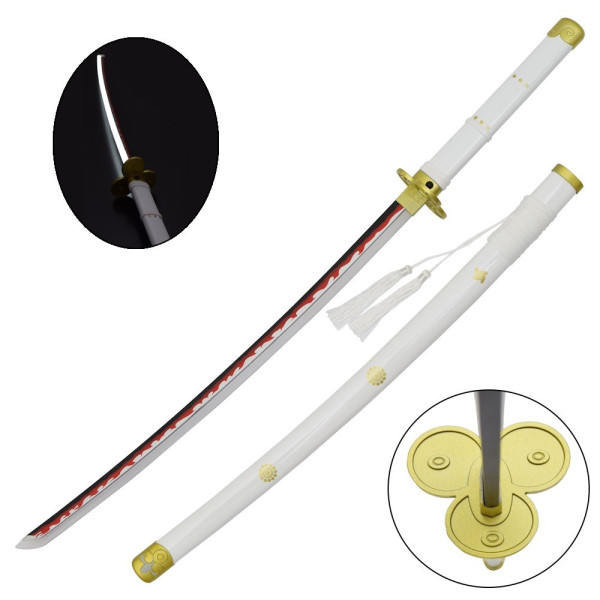 Katana ornemental Enma One Piece à LED, lame décorative
