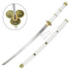 Katana Ornemental Enma Zoro One Piece - Décoratif Blanc