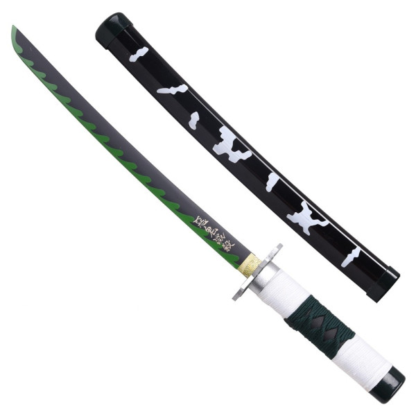 Mini Katana Décorative Lame Bambou - Style Demon Slayer