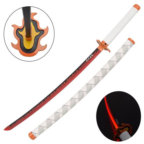 Katana ornemental LED Demon Slayer - Rengoku, décoratif
