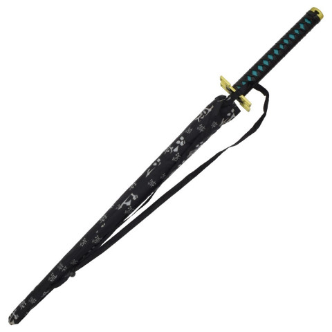 Parapluie manche katana style Demon Slayer décoratif