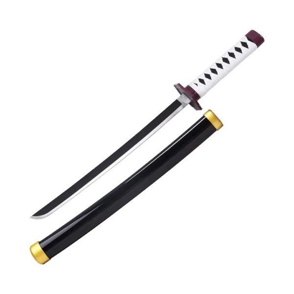 Mini katana Giyu Tomioka en bambou, idéal collection